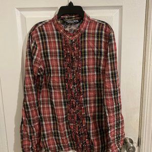 Deatailed multi-colored blouse